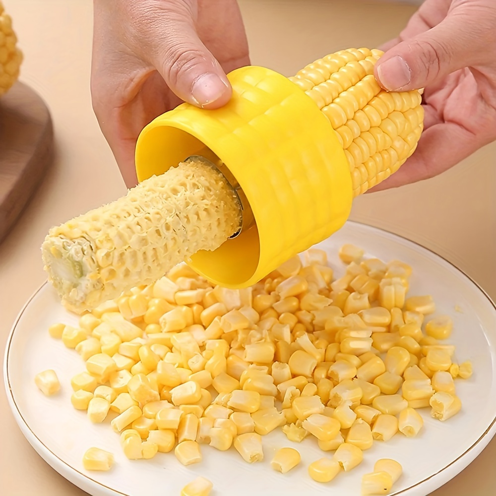 

1pc Corn Stripper Peeler Cob Cutter Thresher Corn Stripper Fruit Vegetable Tools Cooking Tools Kitchen Accessories Remover For Hotels, Restaurant, Bulk Kitchenware&tableware
