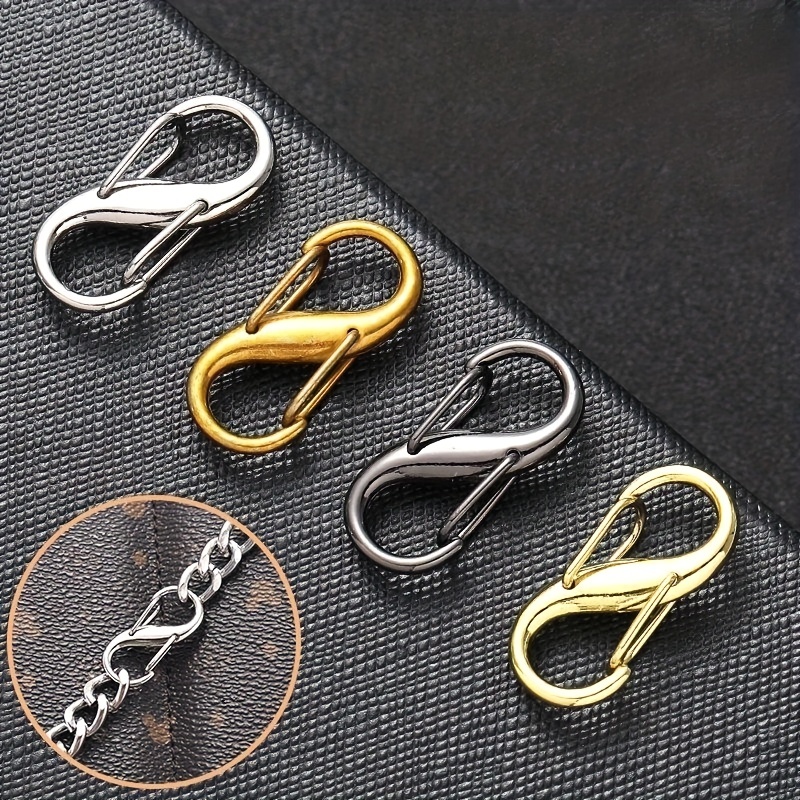S-zipper Adjustable Metal Buckle, Stable And Not Falling Off Adjustable Bag Chain  Buckle, Chain Shortener Strap Clasps For Diy Chain Link Connector - Temu