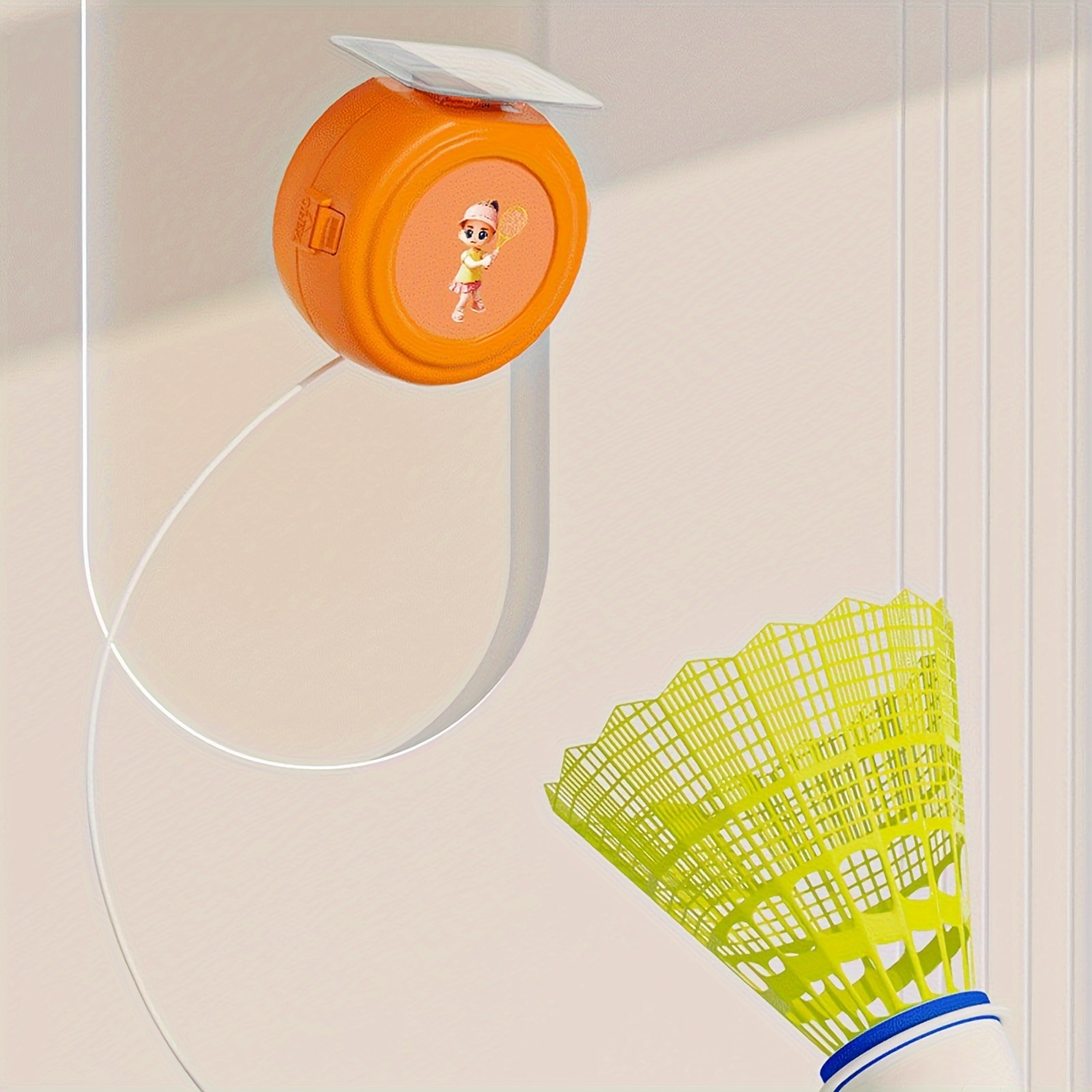 Badminton Rebound Trainer with 6 Balls