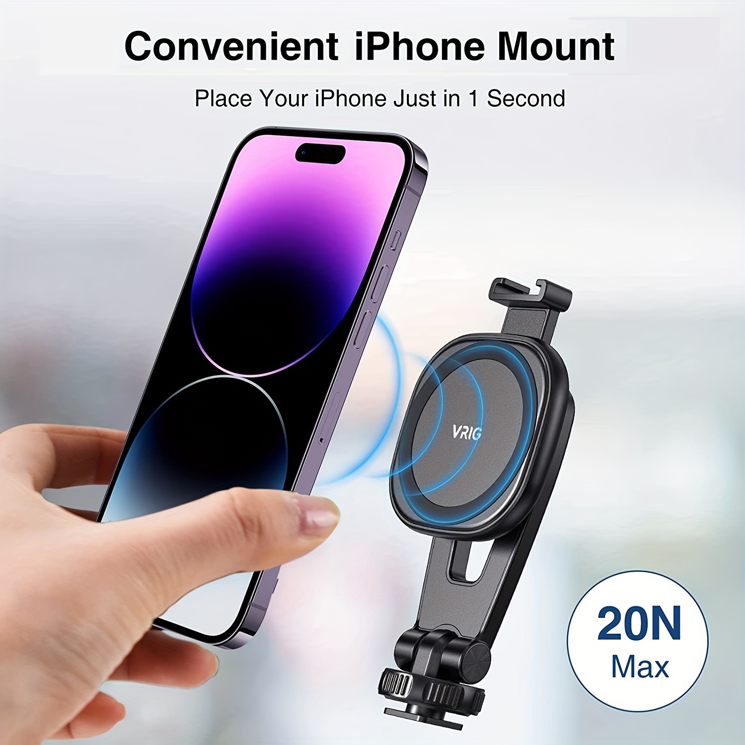 Magnetic Neck Mount Holder Phone Camera Quick Detach Free - Temu