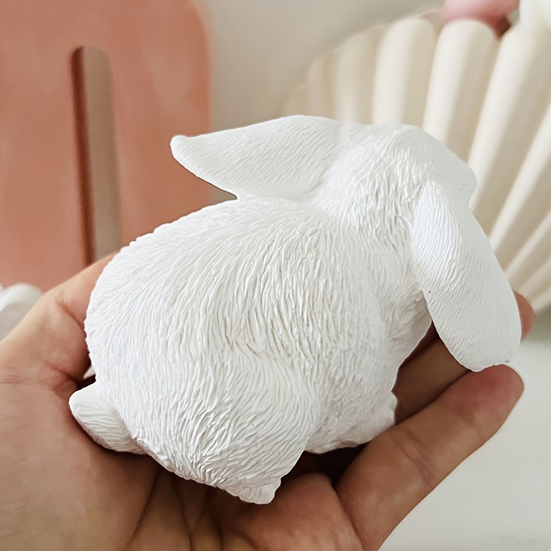 Bunny Silicone Mold 3D Easter Rabbit Wax Candle Making Molds Resin Cra –  IntoResin