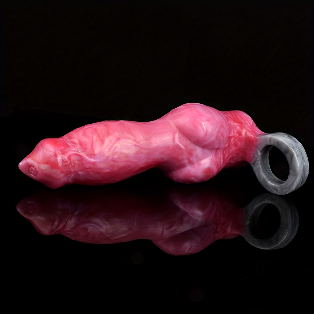 Silicone Animal Penis Sleeve Penis Ring Soft Stretchable Temu