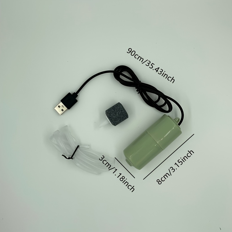 ZEACCT Mini Pompe à air Portable USB pour Aquarium USB Pompe à