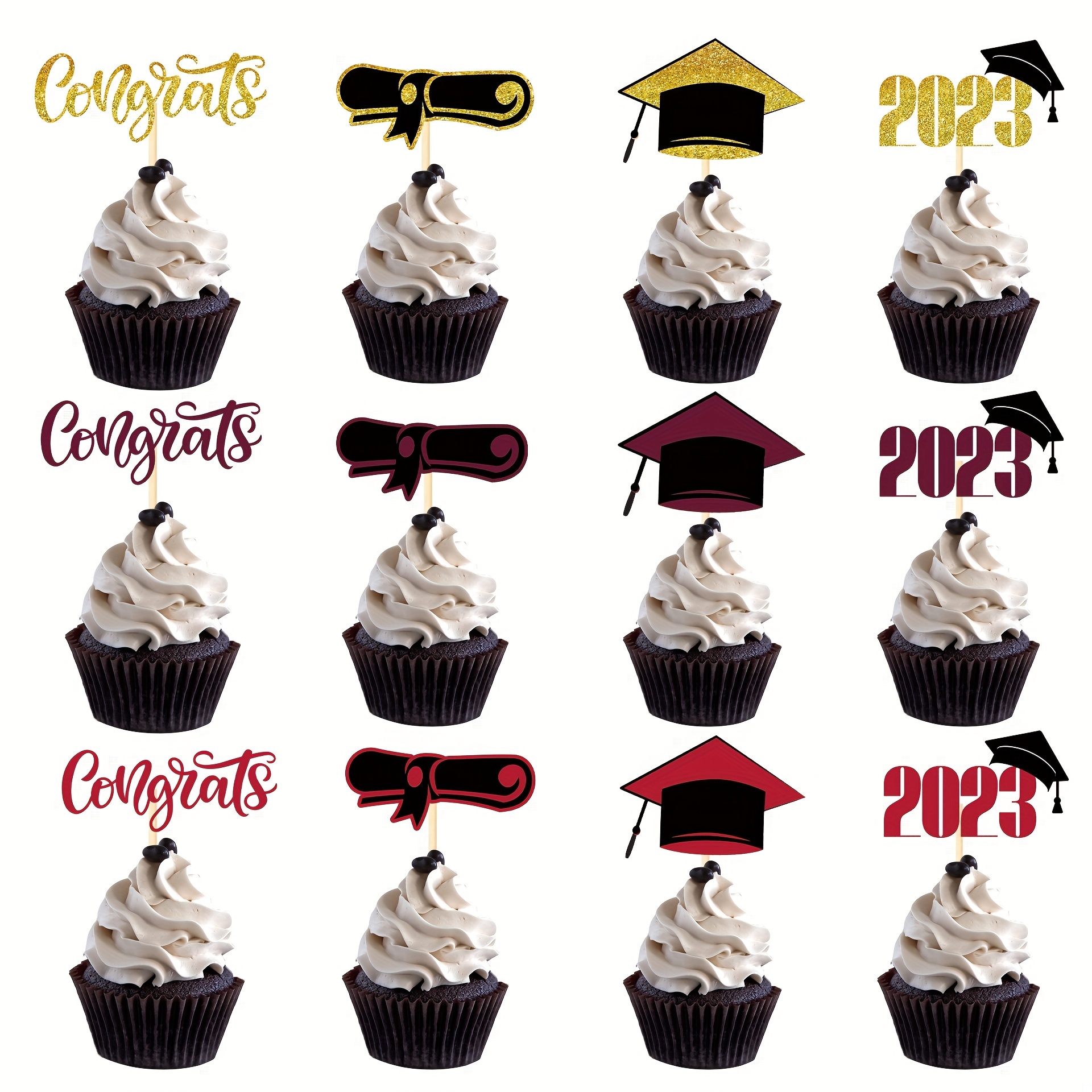 16pcs Tema Stagione Laurea Spot Festa Compleanno Inserto - Temu Switzerland