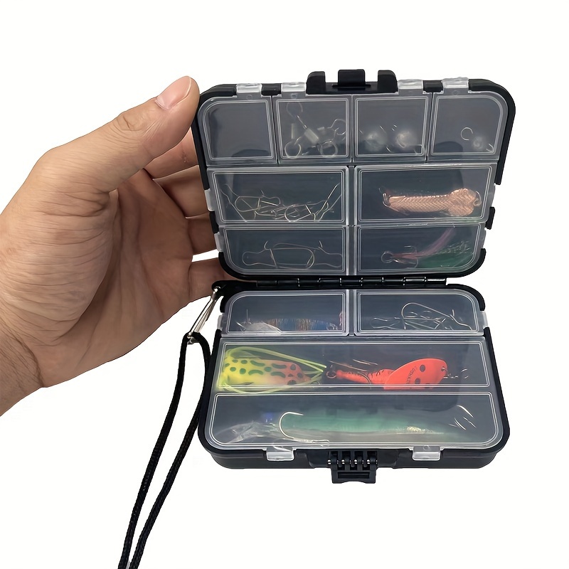 Mini Fishing Lure Storage Case Plastic Flying Fishing Tackle - Temu Canada