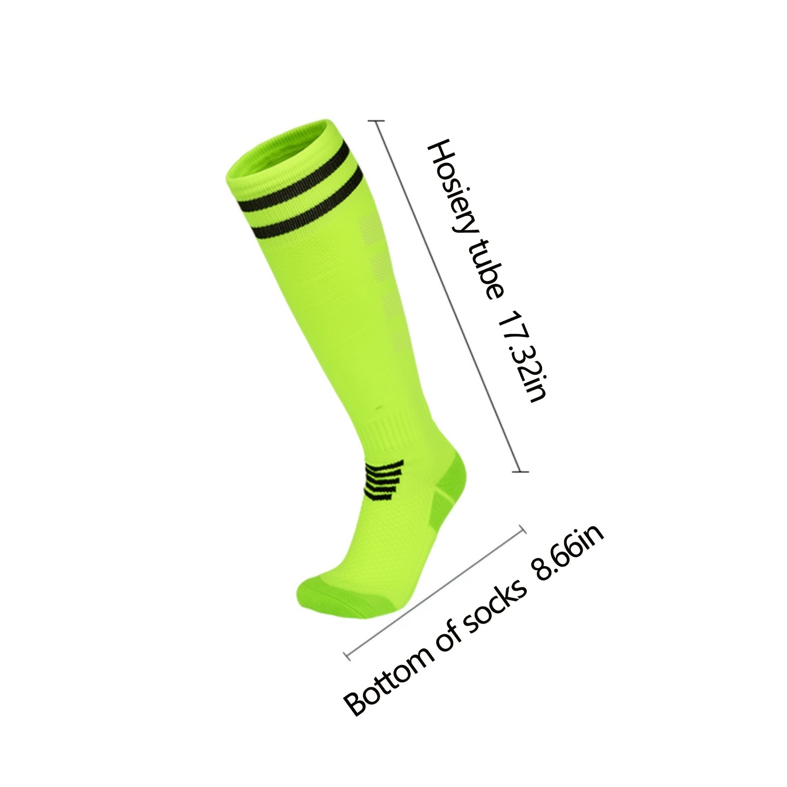 Knee High Tube Socks Soccer Socks Double Stripes Athletic - Temu