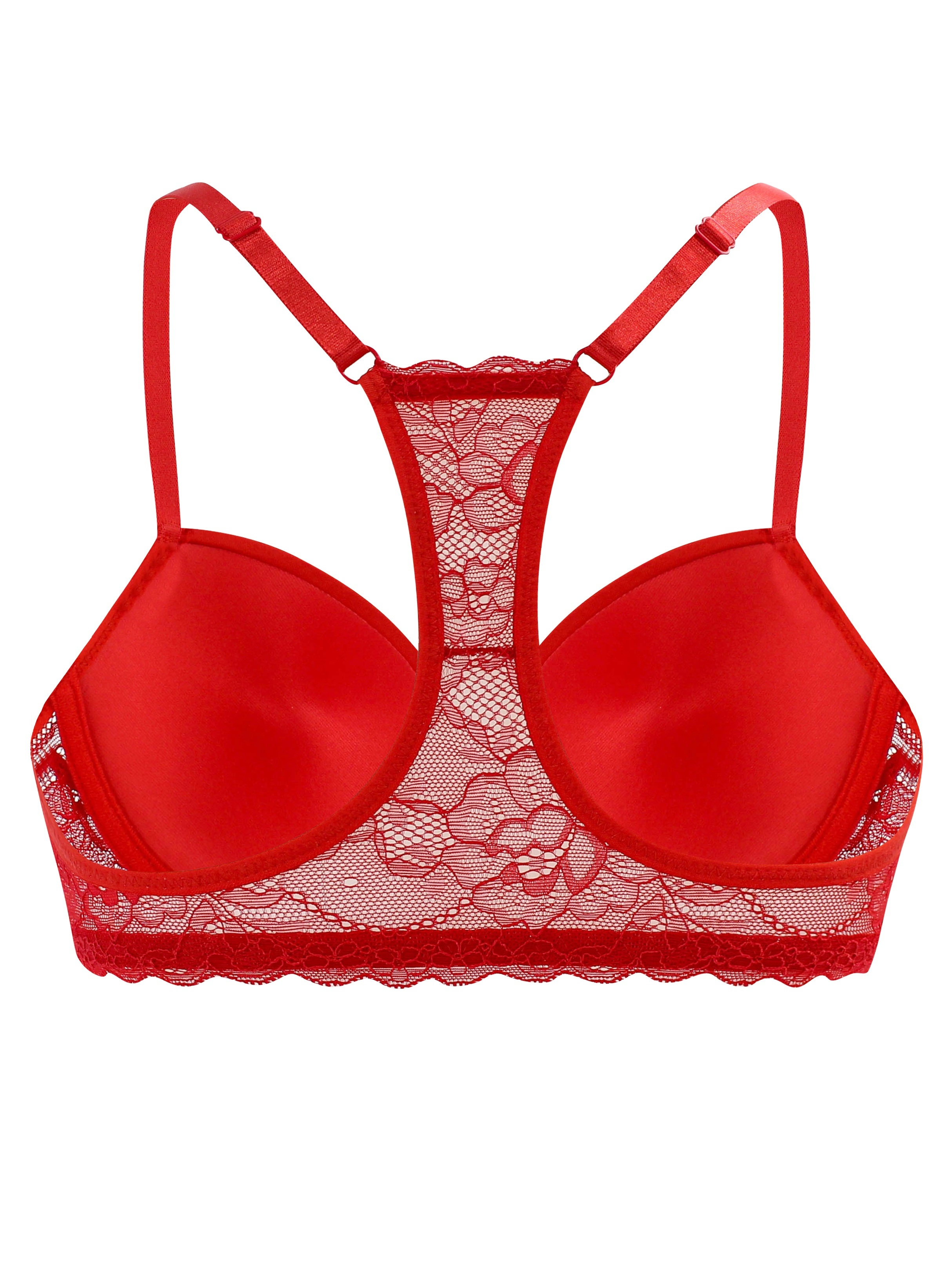 Lace Stitching Front Buckle Bra Comfy Breathable Push Beauty - Temu Canada