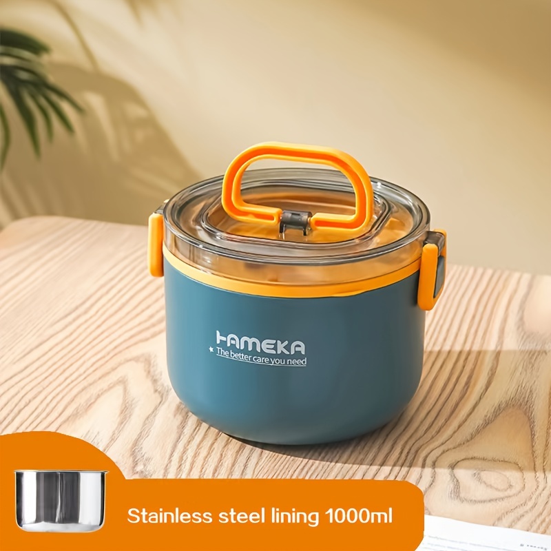 1000ML 304 Stainless Steel Insulated Lunch Box Sealed Leak-Proof