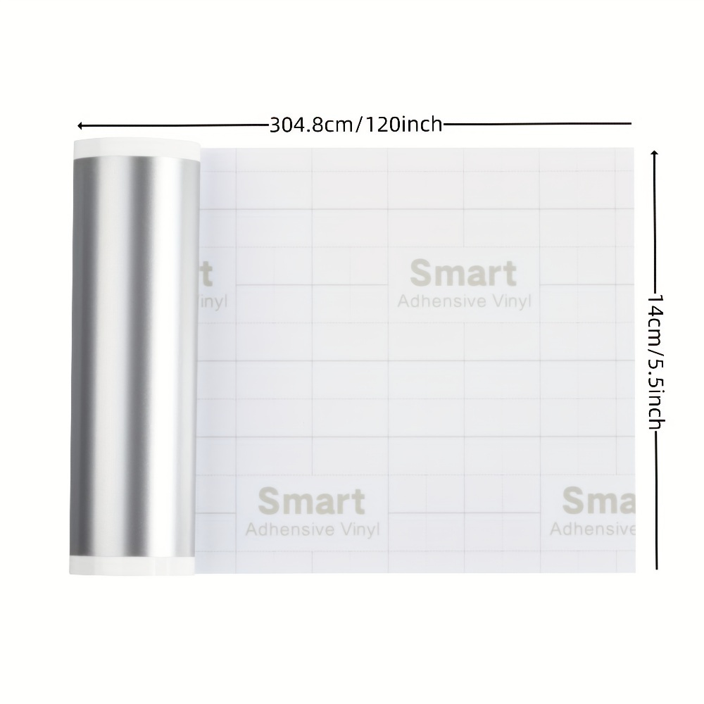 1pc Smart Adhesive Vinyl Permanente Cricut (5.5*120in) - Temu Italy