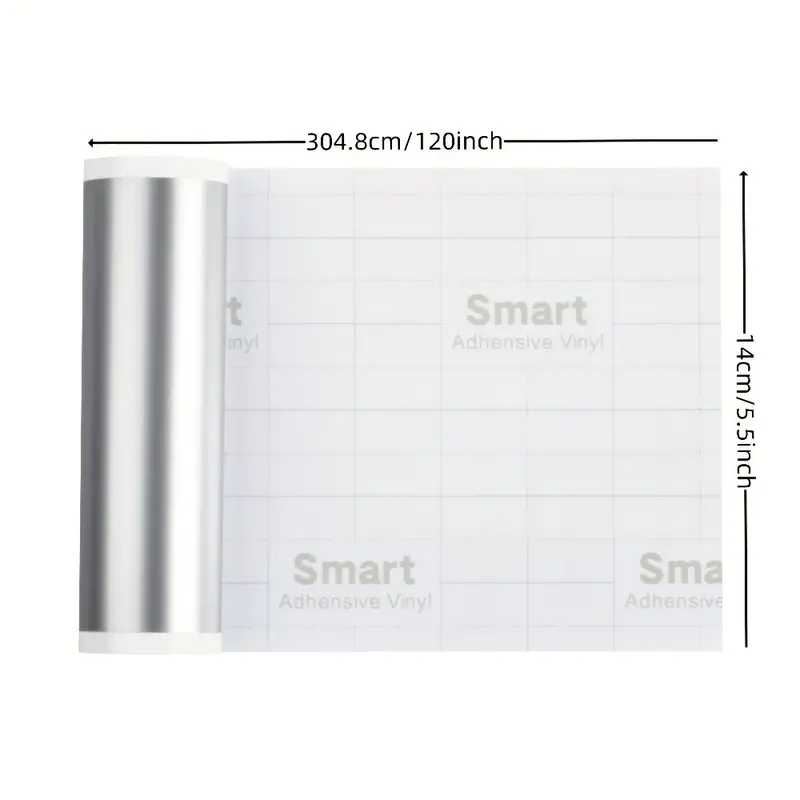 1pc Smart Adhesive Vinyl Permanente Cricut (5.5*120in) - Temu Italy