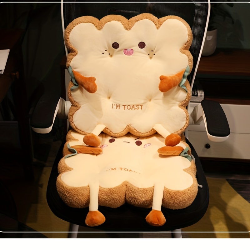 Cartoon Toast Seat Cotton Pads Fleece Comfortable Anti - Temu