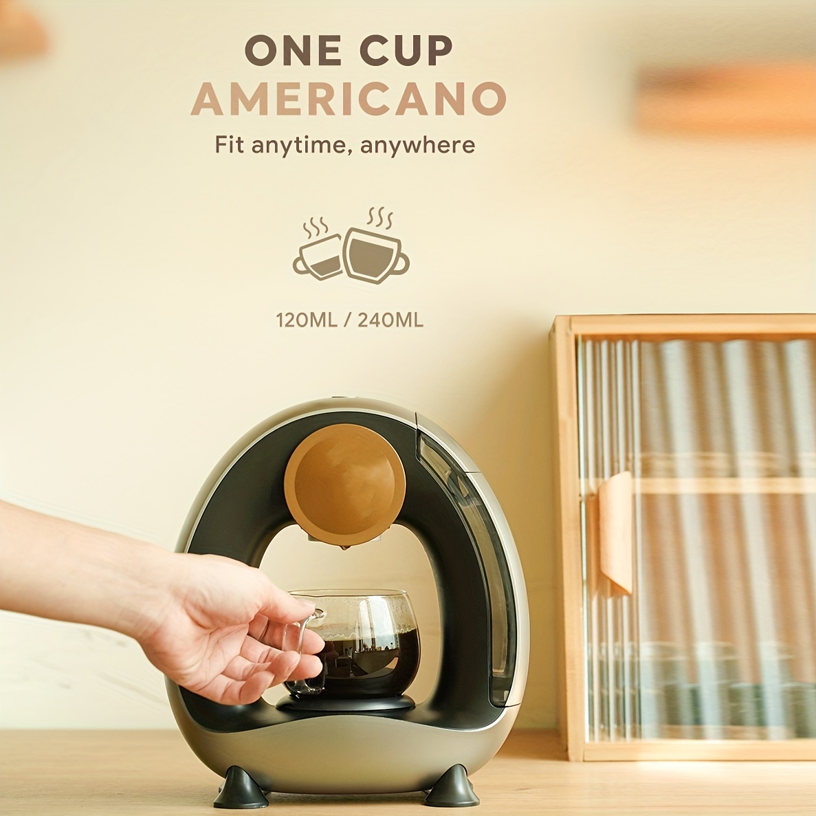 Buy Mini Travel Coffee Maker, Portable Coffee Maker Compatible K