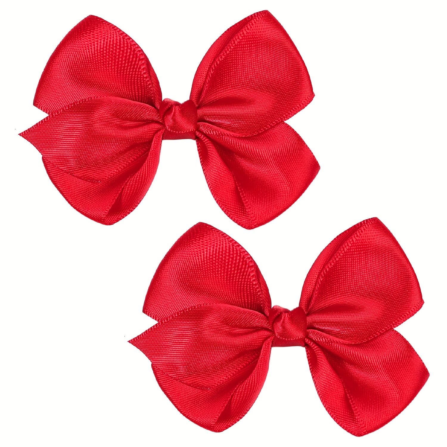 2pcs Cute Bow Hair Clips Hair Accessories Holiday Gifts for Baby Girls,White,Polyester,$1.99,free returns&free ship,Temu