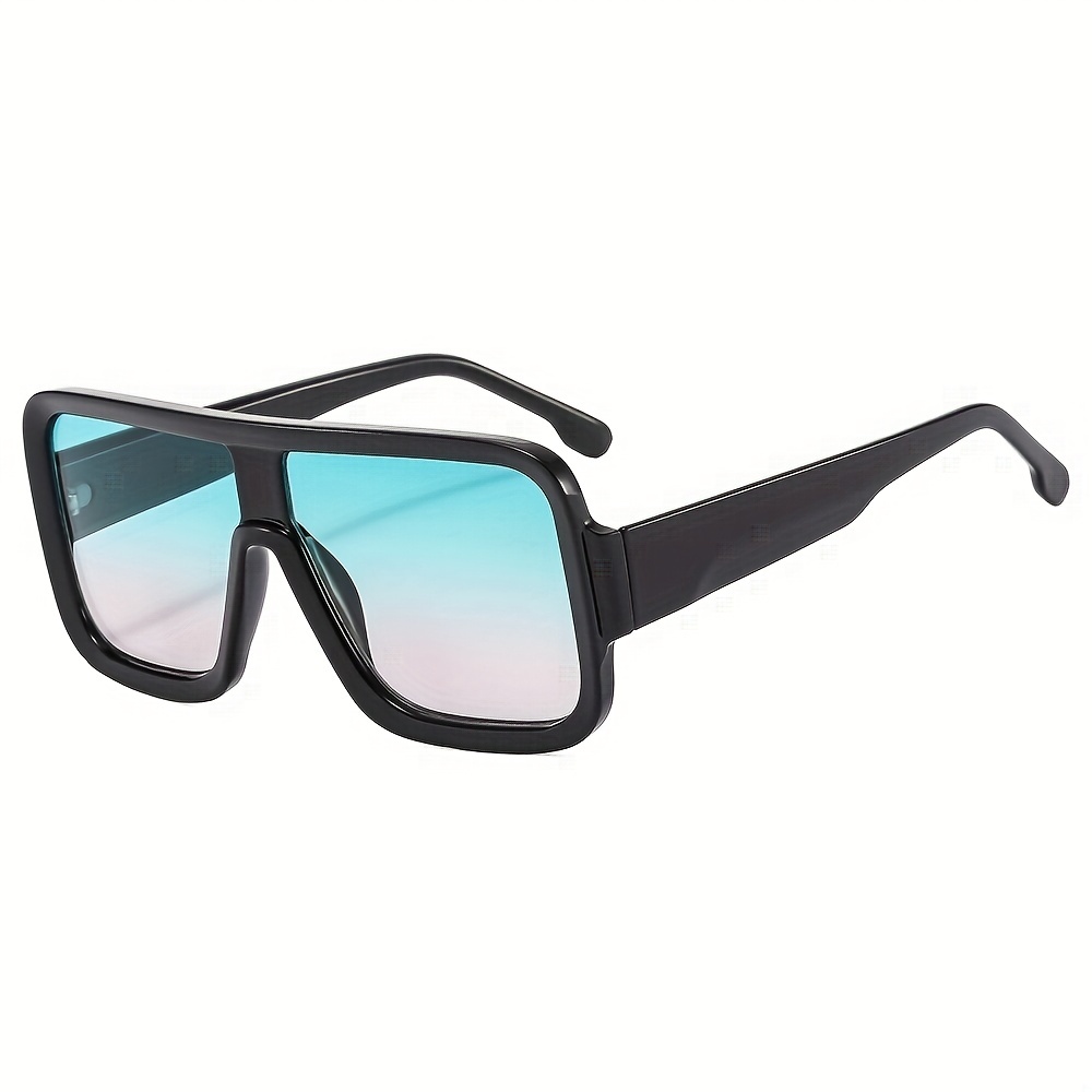 Oversized BLACK Sunglasses for MEN Trendy Square STYLE *NEW* in