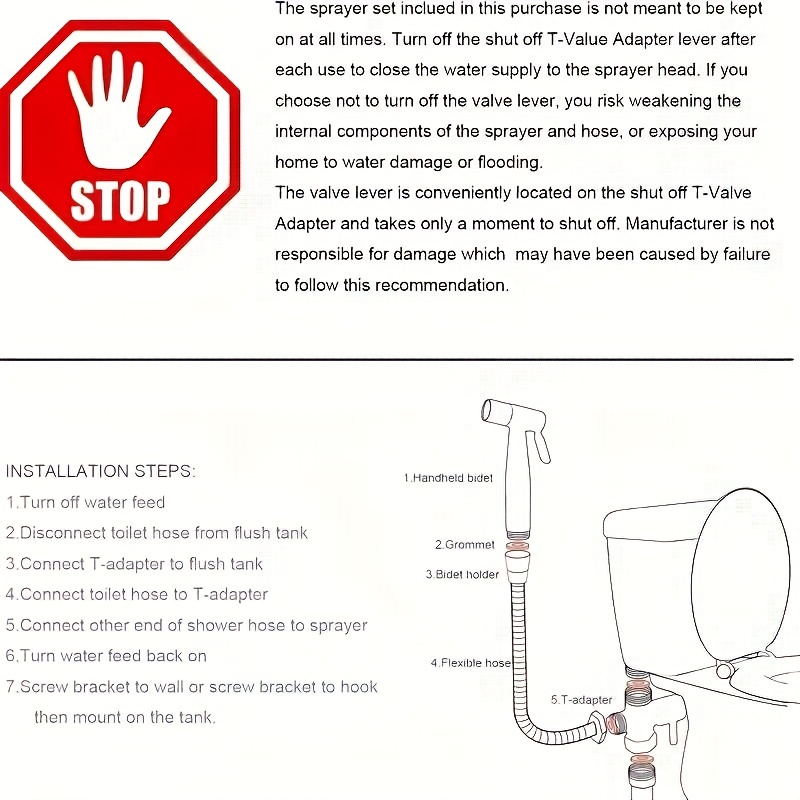 How to Install a Handheld Bidet Spray in 5 Simple Steps