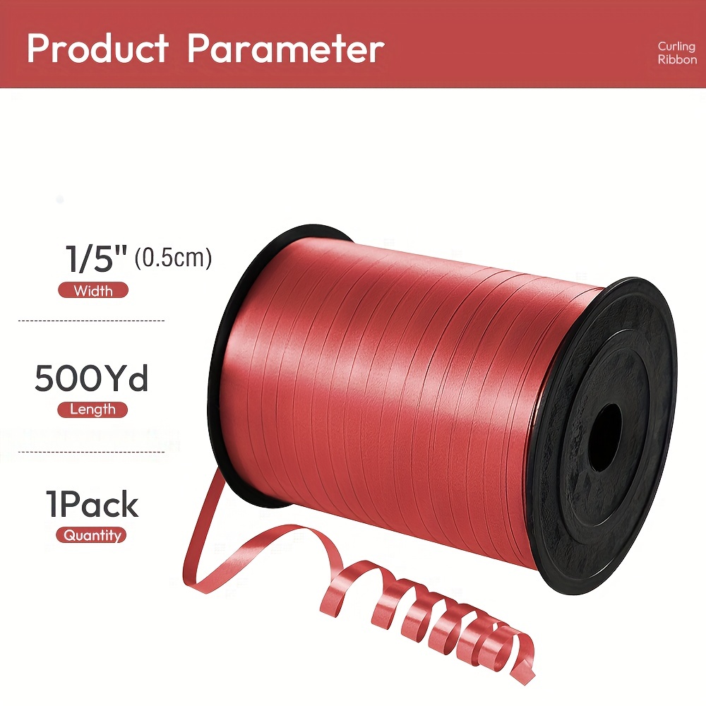 X 500 Yards Curling Ribbon For Crafts Ribbon For Gift - Temu