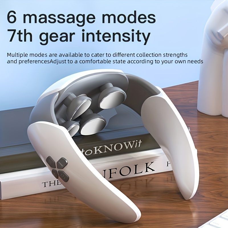 Intelligent Pulse Cervical Spine Massager With Constant Temperature And Hot  Compress, Home Neck Massage Device For Head And Neck, Gift For Men And  Women - Temu