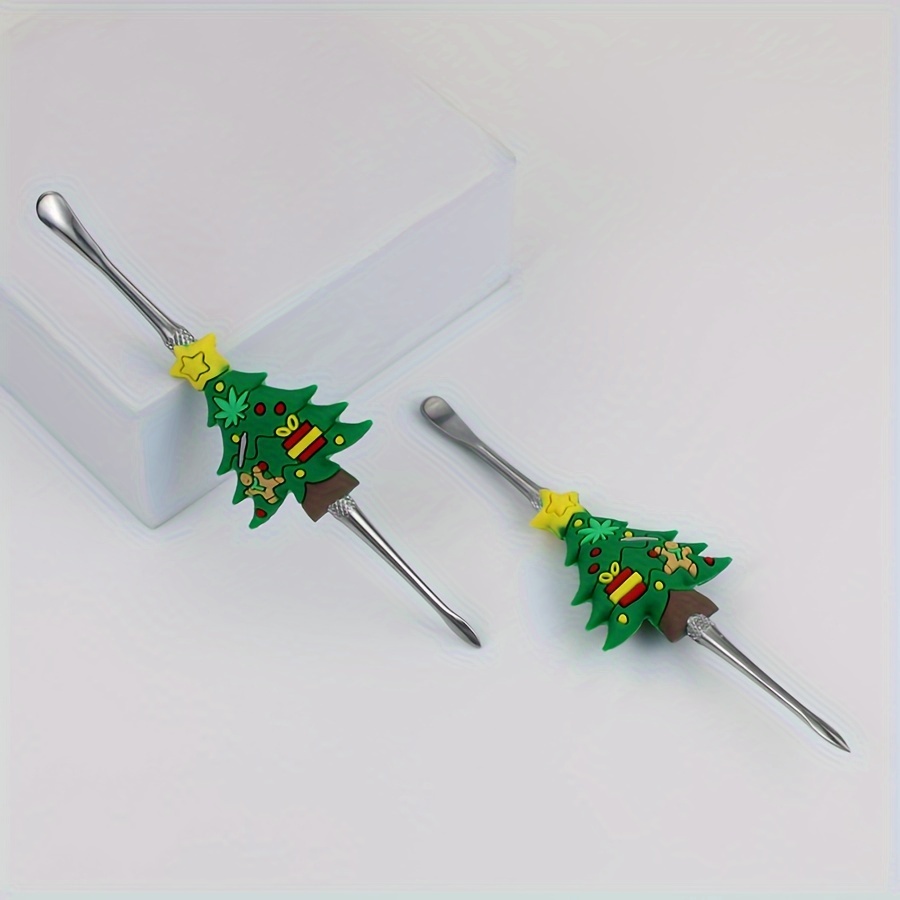3pcs Christmas Double headed Sculpting Clay Tools Metal Spoon Carving Tool