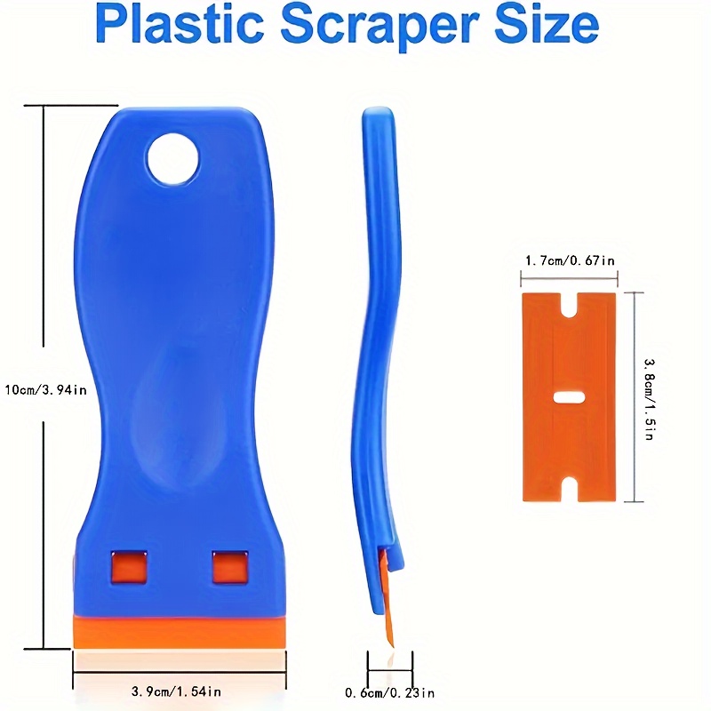 1pc Plastic Razor Blades Scraper Tool: Effortlessly Remove Wall