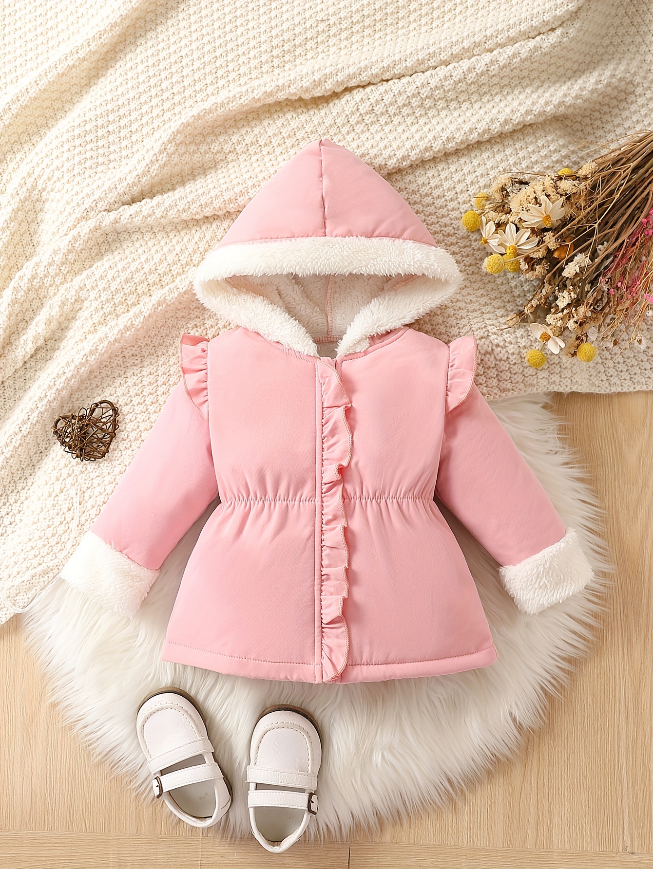 Baby Girl Winter Jacket - Temu New Zealand