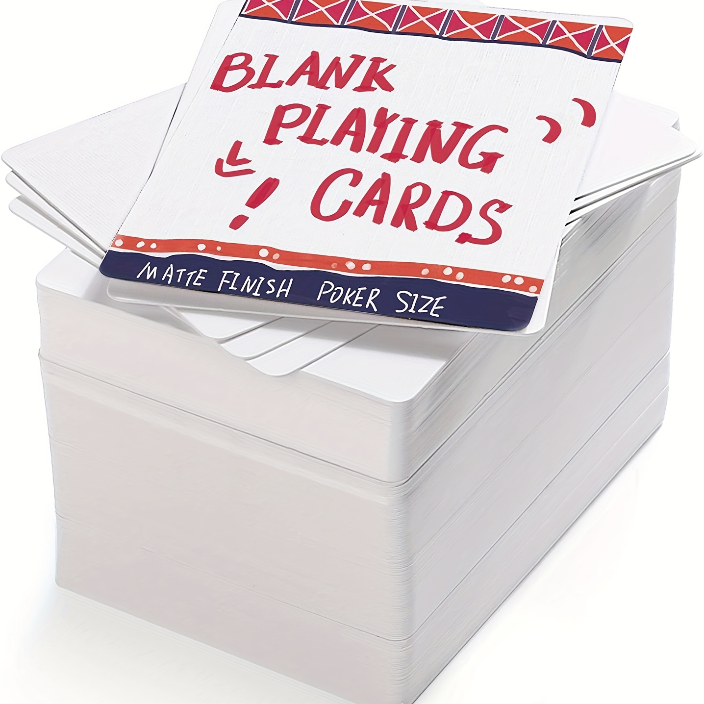 Large Size Blank Playing Cards Write On Board Game Cards - Temu