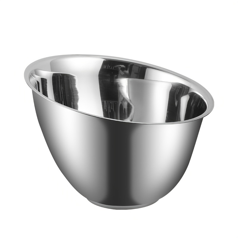 1pc 19cm Slanted Stainless Steel Insalatiera Frutta E Verdura Lattuga Bowl  Cold Noodle Bowl Hotel Hot Pot Ristorante Mixing Bowl Household Vegetable  Salad Bowl - Temu Italy