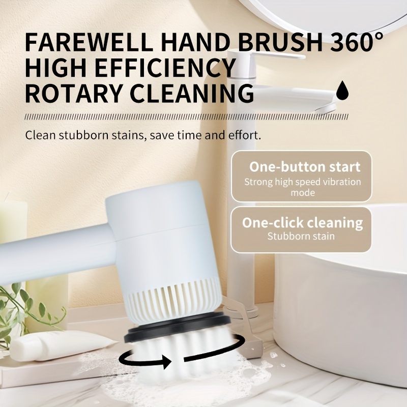 Wireless Electric Rotary Cleaning Brush