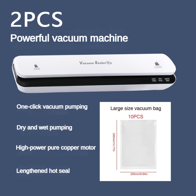 Powerful but Compact Vacuum Sealer Machine , One-Touch Automatic