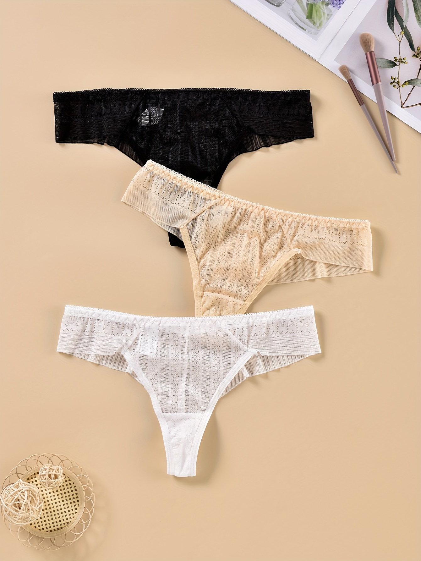 Lace Women Underwear - Temu
