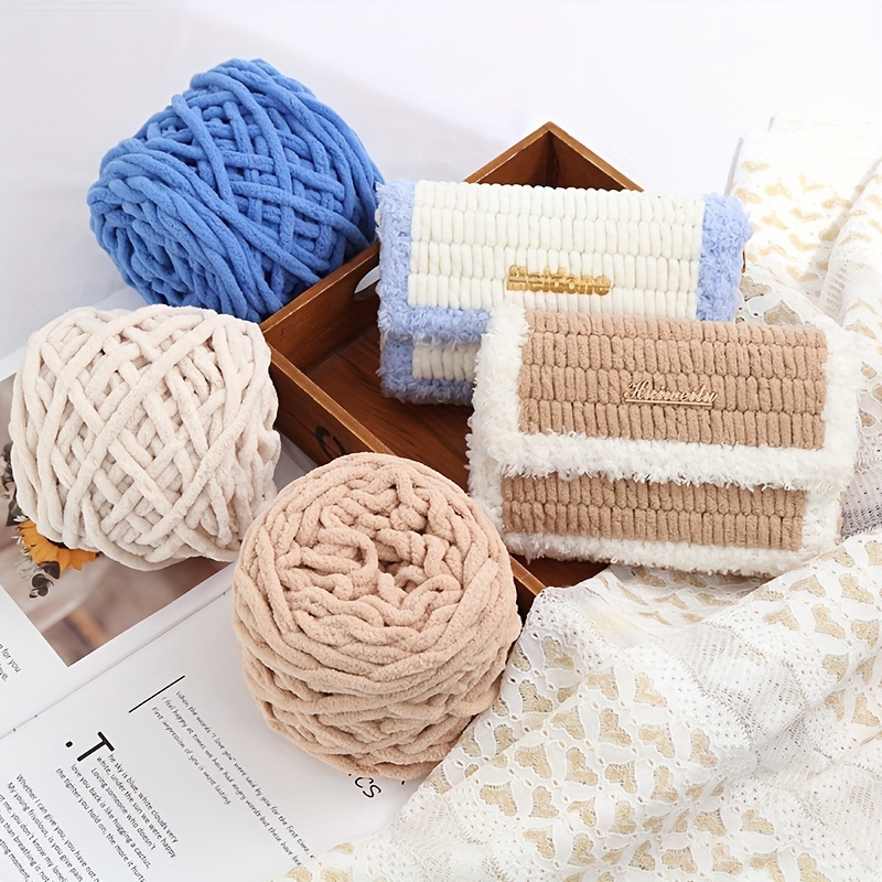 1pc Super Thick Yarn Chucky Blanket Velvet Iceland Puffy Yarn Knitting  Crochet Scarf Soft Cheap Chenille Wool Purse Doll 100g Pc - Arts, Crafts &  Sewing - Temu Canada