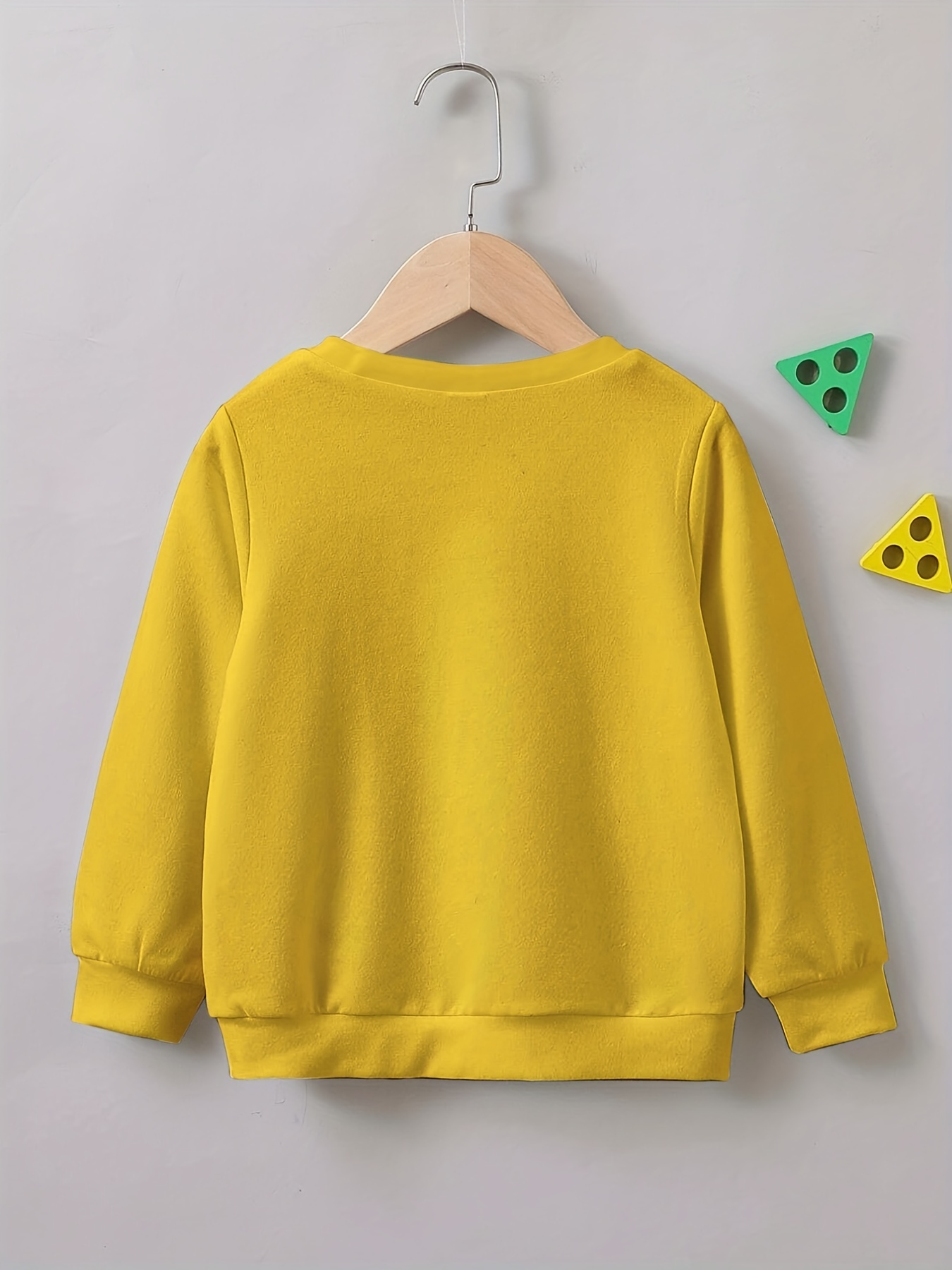 A Good Day'' Print Girls' Pullover Sweatshirts Preppy - Temu