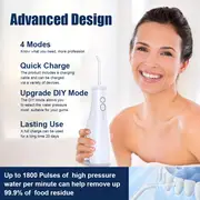 Professional Oral Hygiene Oral Irrigator IPX7 Waterproof  Tips Oral Care Appliances Rechargeable Water Flosser Cleaning details 0