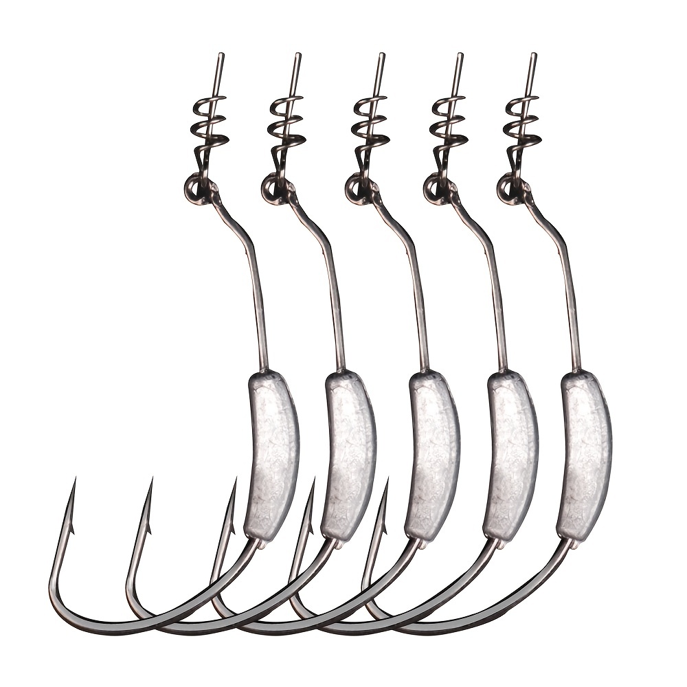 Fishing Circle Hooks Weighted Lead Alloy Steel Hooks - Temu Sweden