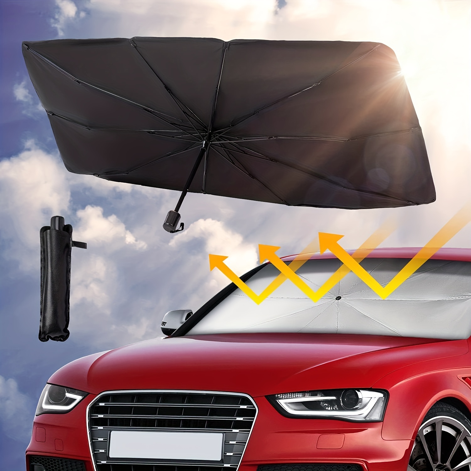 Auto Windschutzscheibe Sonnenschutz - Kostenloser Versand Für Neue Benutzer  - Temu Austria