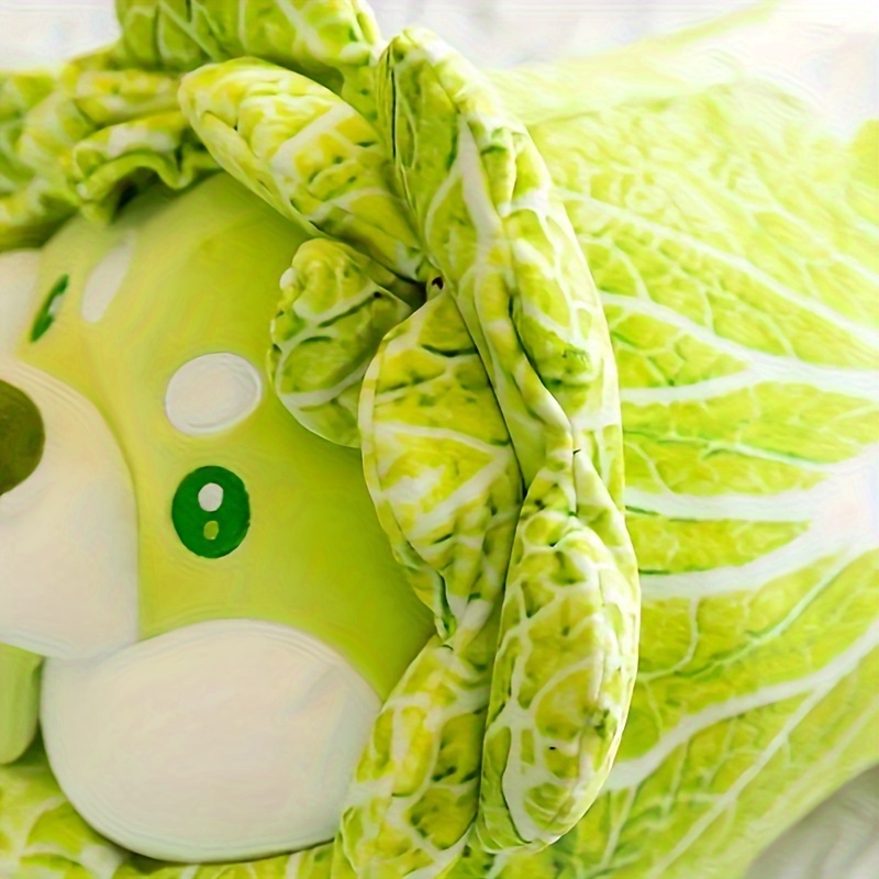 Cute Cabbage Plush Dog Toy Soft And Huggable Vegetable - Temu