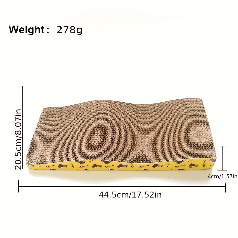 Durable Corrugated Cat Scratching Pad for Happy Indoor Cats