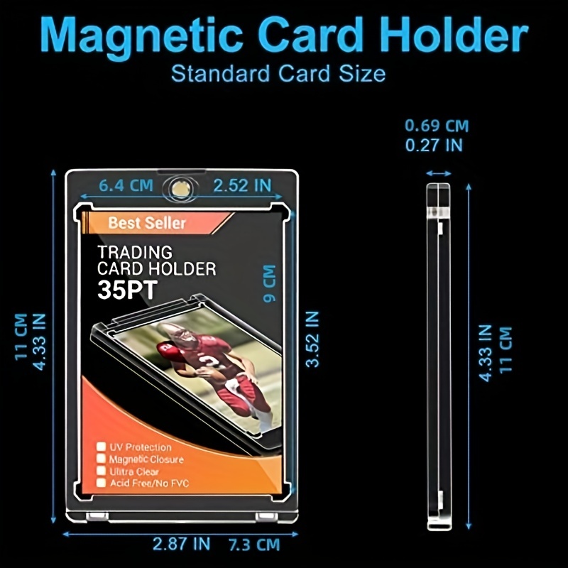 Vertical Card Box for Toploaders / One Touch Magnetics