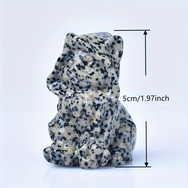 Artificial Crystal Cat Carving Ornament Room Decor Christmas Temu