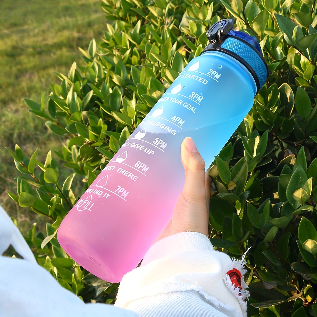 Water Bottle With Straw Leak Proof Bpa And Toxic Substances - Temu