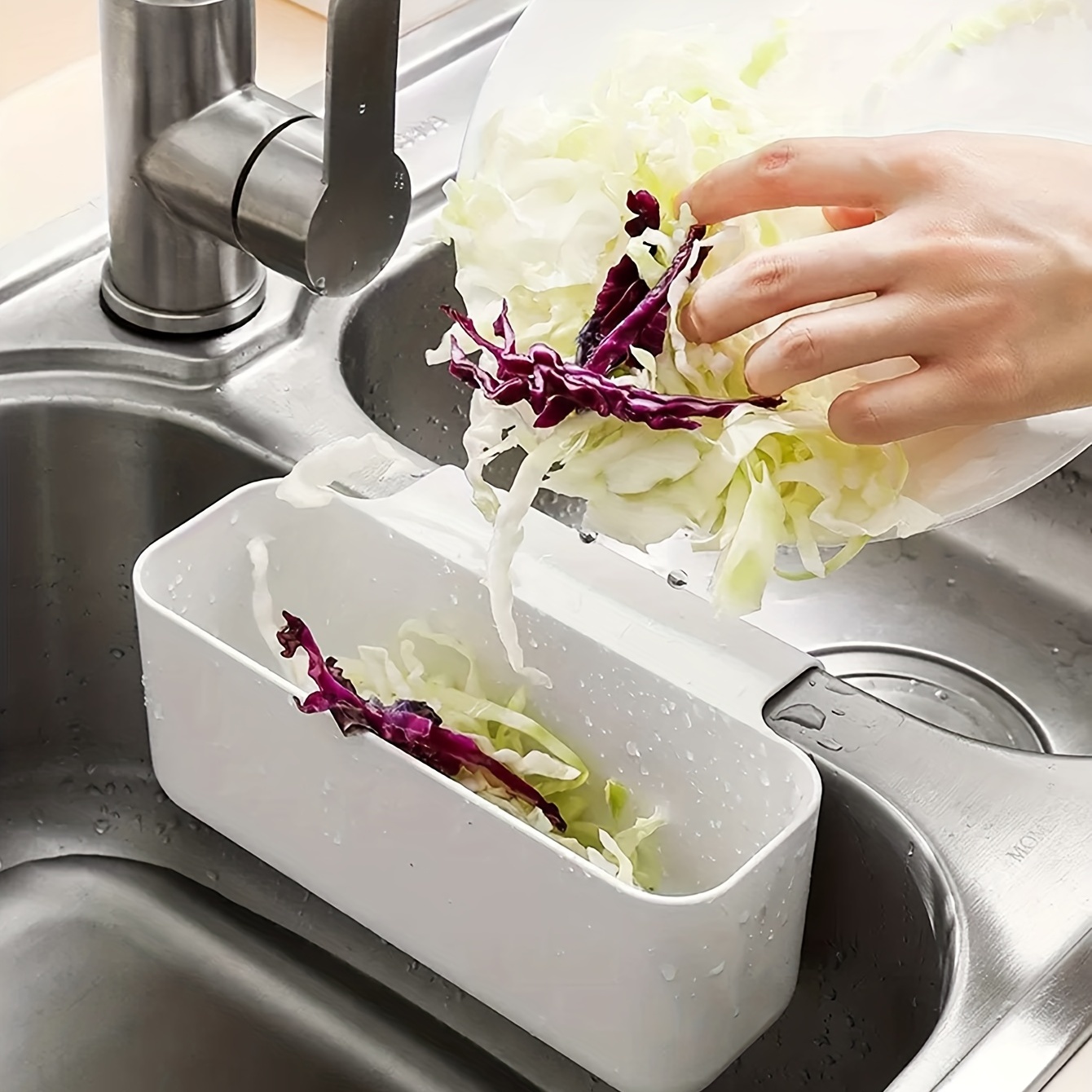Saddle-shaped Sink Strainer Colander Drain Basket Kitchen Waste Ve