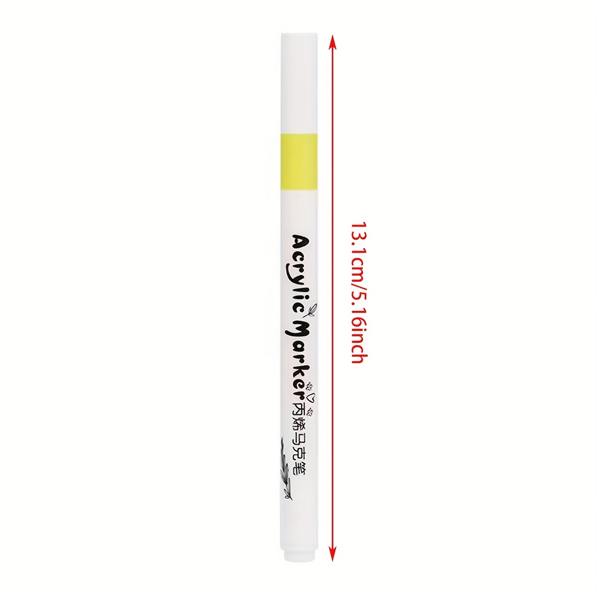 Acrylic Marker Pen Set Box Of 12 Colors