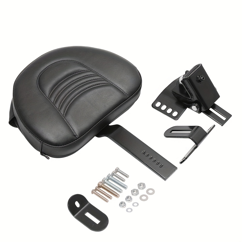 Motorcycle Adjustable Plug In Driver Rider Seat Backrest Kit - Temu