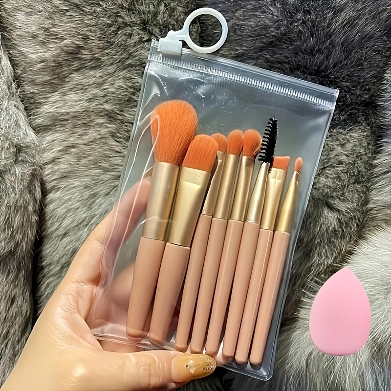 BRUSH SET & SPONGE - Makeup Delight