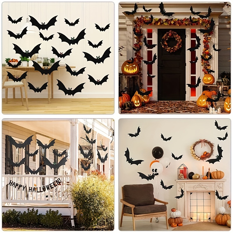 Easy DIY Outdoor Glow-in-the-Dark Halloween Decorations + Supplies