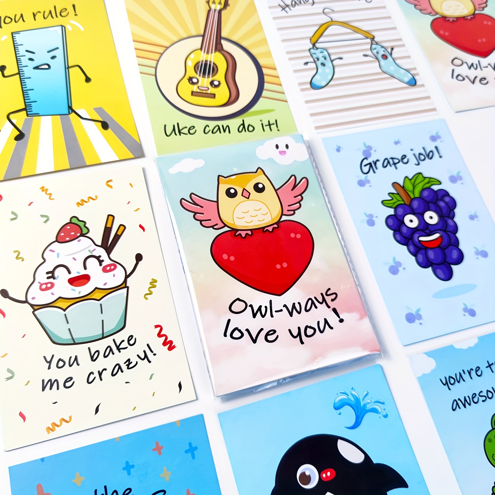 Cartoon Cute Animal Food Stickers Cute Student Learning - Temu Austria