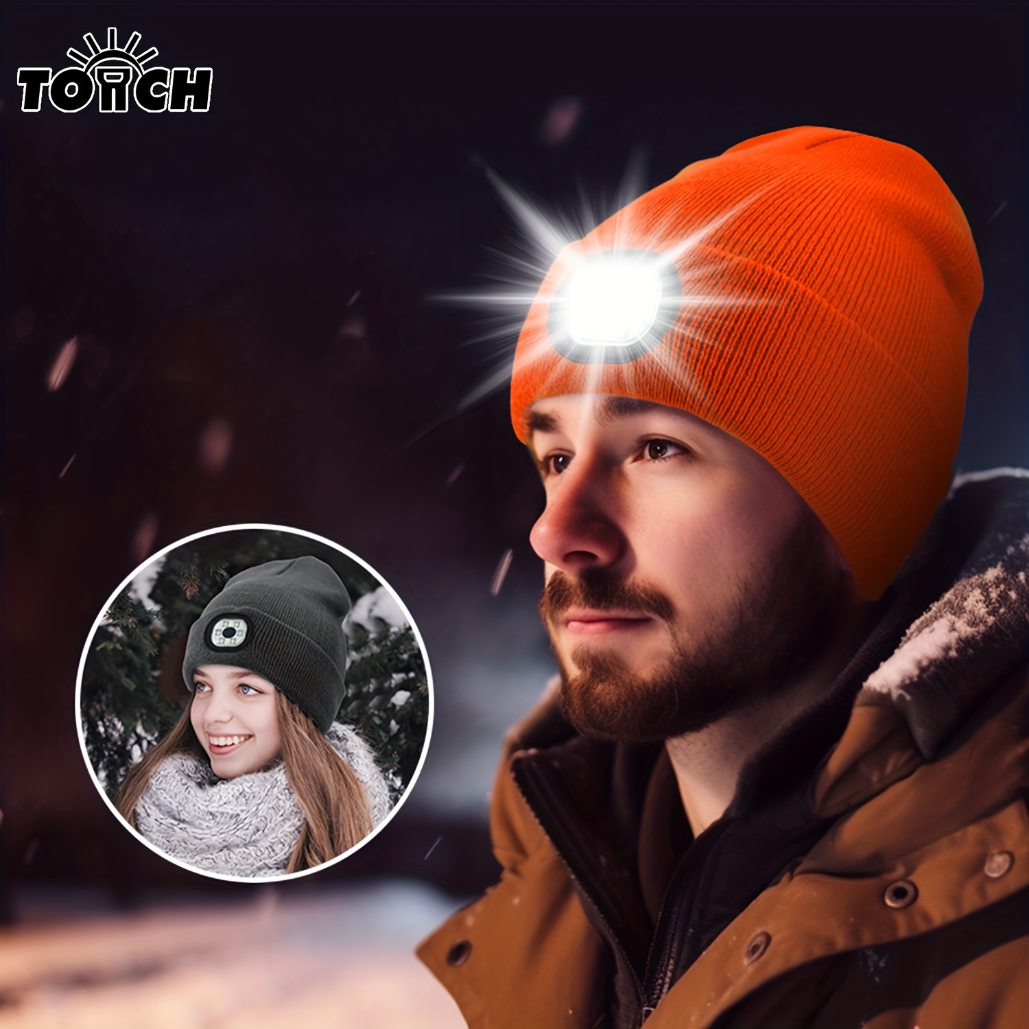 Rechargeable Led Beanie Hands-free Headlamp Flashlight For Outdoor  Activities Warm Knitted Hat With Usb Charging Perfect For Running,  Walking, Cycling, Hiking, Camping, And Fishing Temu