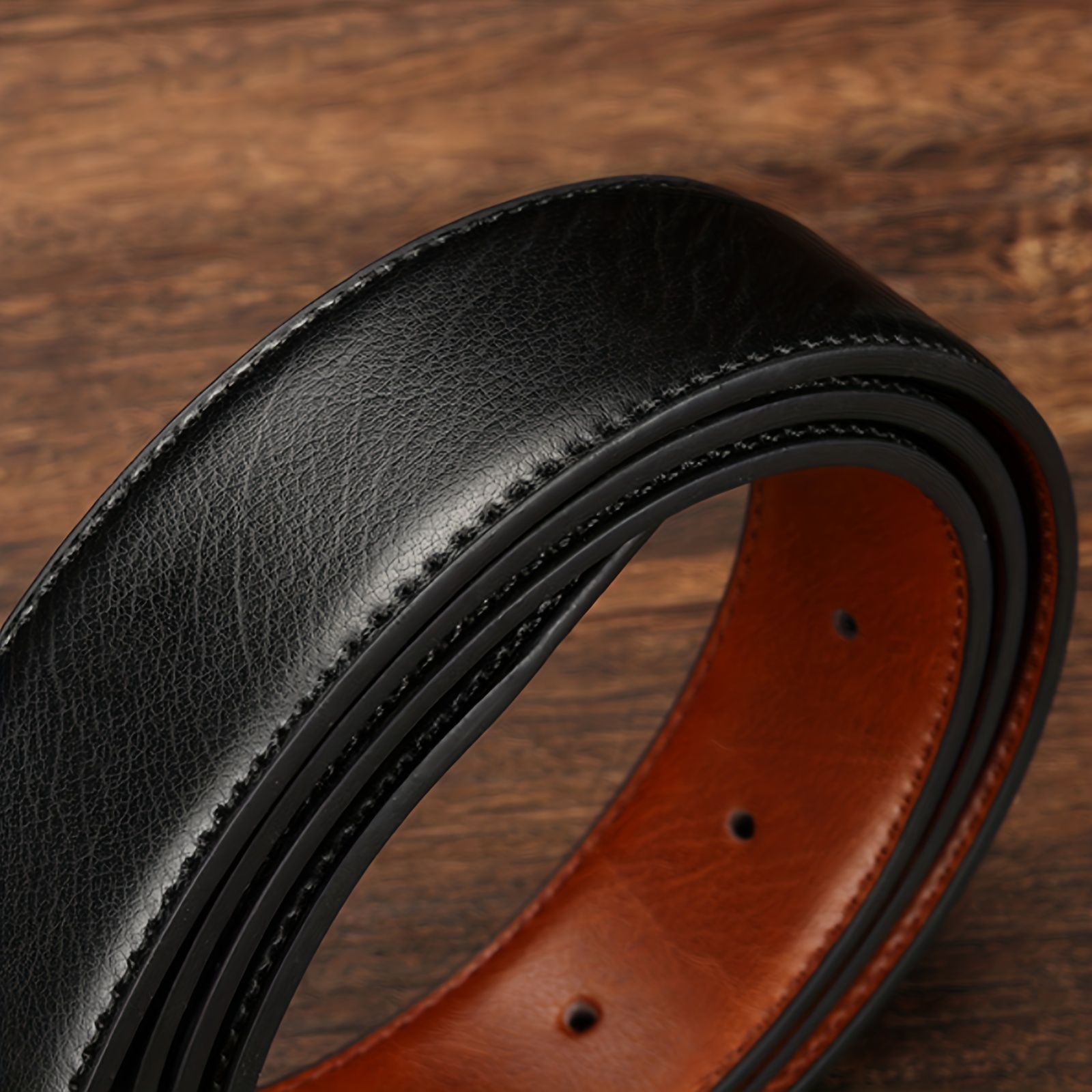 Leather Buckle Men's Comfortable Classic Belt For Occasions
