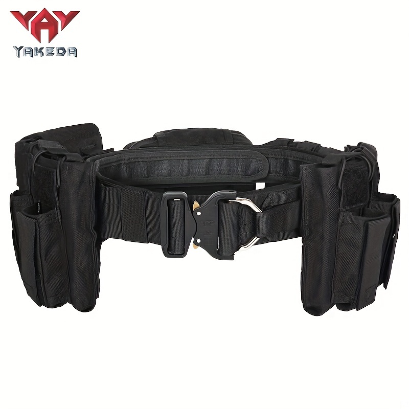 TacticalXmen YAKEDA Tactical Belt Patrol Multifunctional Molle Five-piece  Nylon Detachable Adjustable