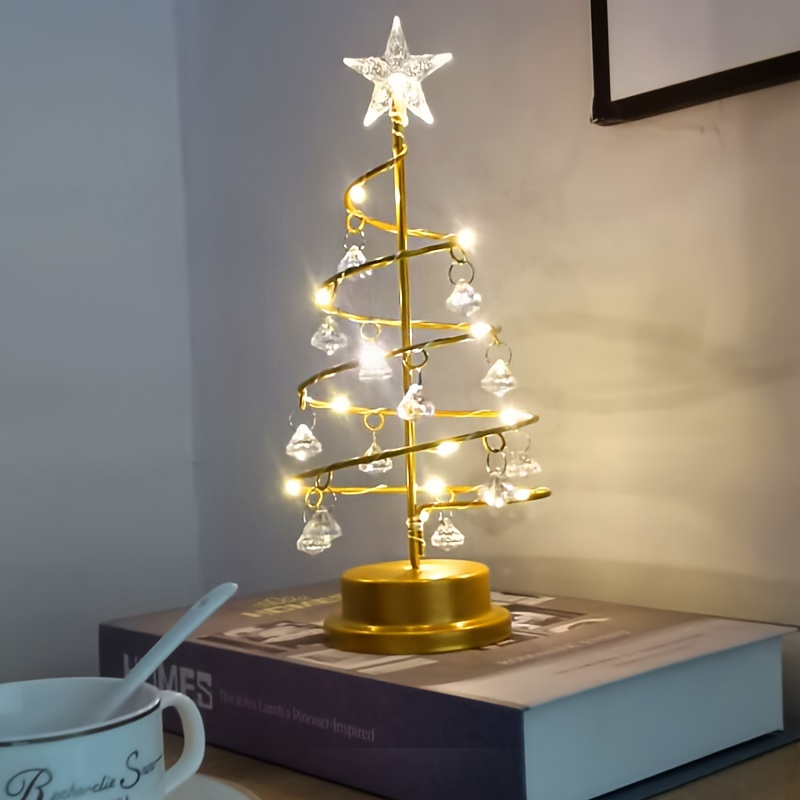 Luminous Crystal Night Light Prop Gifts Lamps New Desktop Decoration  Christmas