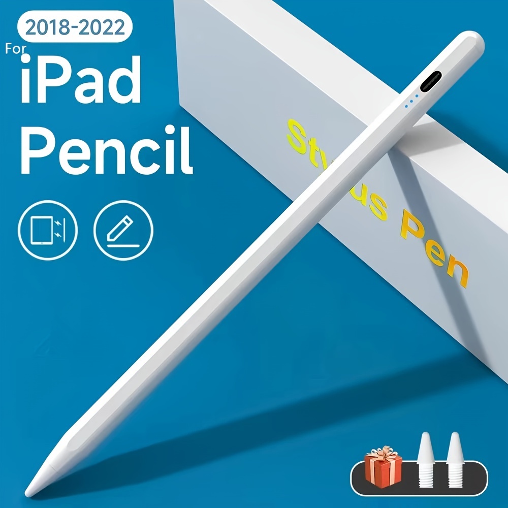 Lápiz óptico para iPad de 9ª y 10ª generación, carga rápida, lápiz activo  compatible con Apple iPad Pro11 y 12.9 pulgadas 2018-2023, iPad Air 3/4/5